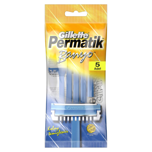 Gillette Permatik Banyo 5li Poşet Adet