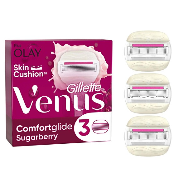 Gillette Venus Sugarberry 3 Adet Bıçak