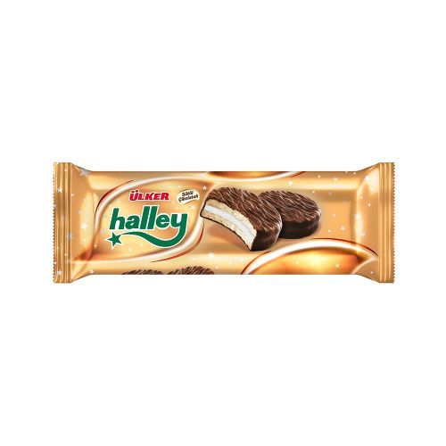 Halley Çikolata Kaplı Marshmallow Bisküvi 8x30 Gr