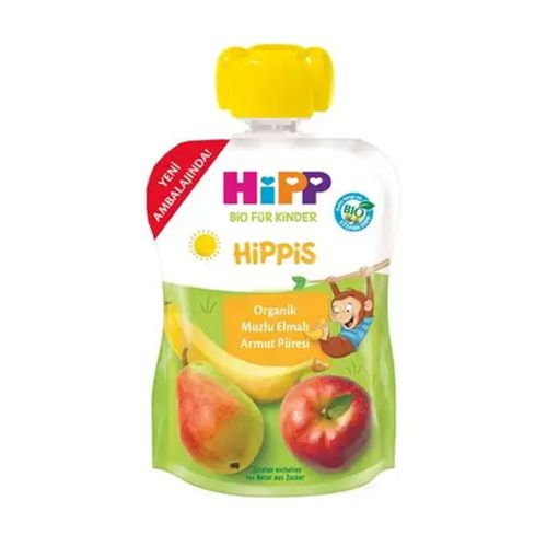 Hipp Organik Muz Elma Armut Püre 100 Gr