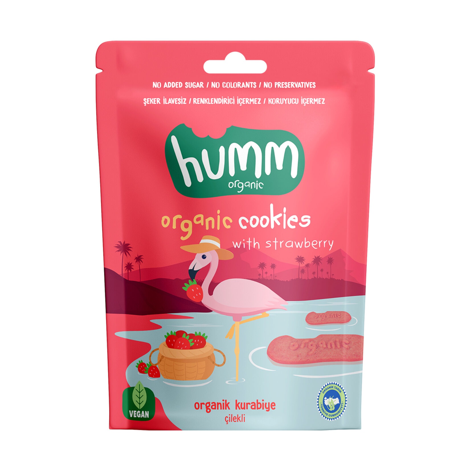 Humm Organik Çilekli Kurabiye 55 Gr