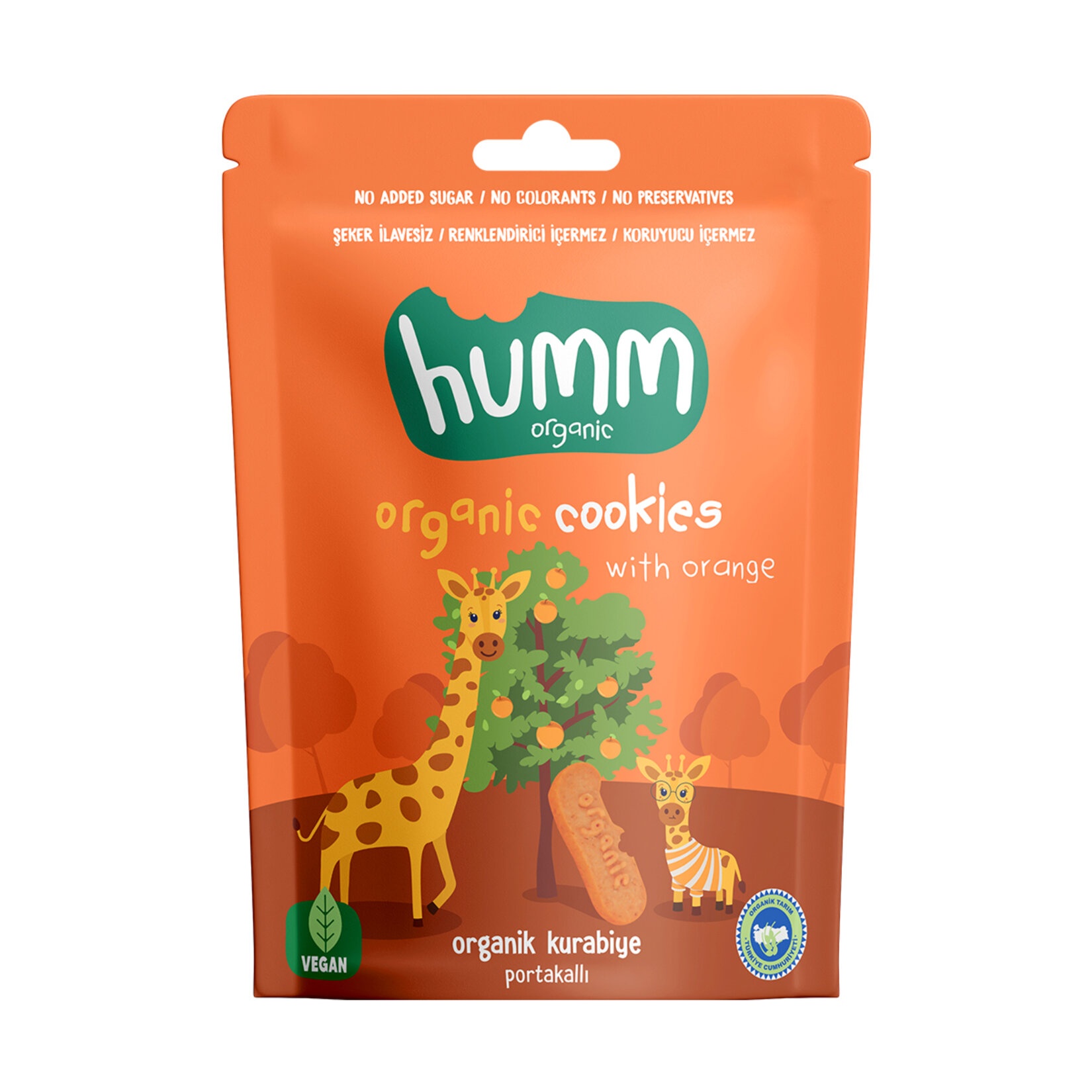 Humm Organik Portakallı Kurabiye 55 Gr