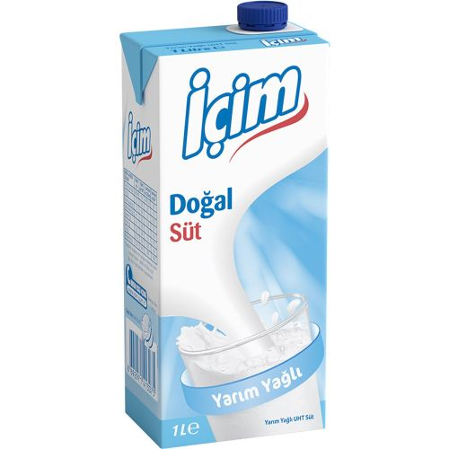 İçim Yarım Yağlı Süt 1 Lt