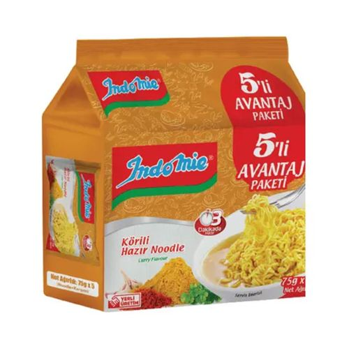 Indo Mie Noodle Paket Körili 5x75 Gr