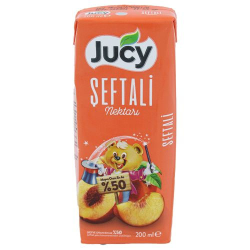 Jucy Şeftali Nektarı 200 Ml