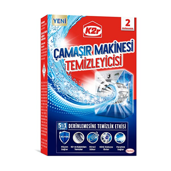 K2r Çamaşır Makinesi Temizleyici 2 x 75 Gr