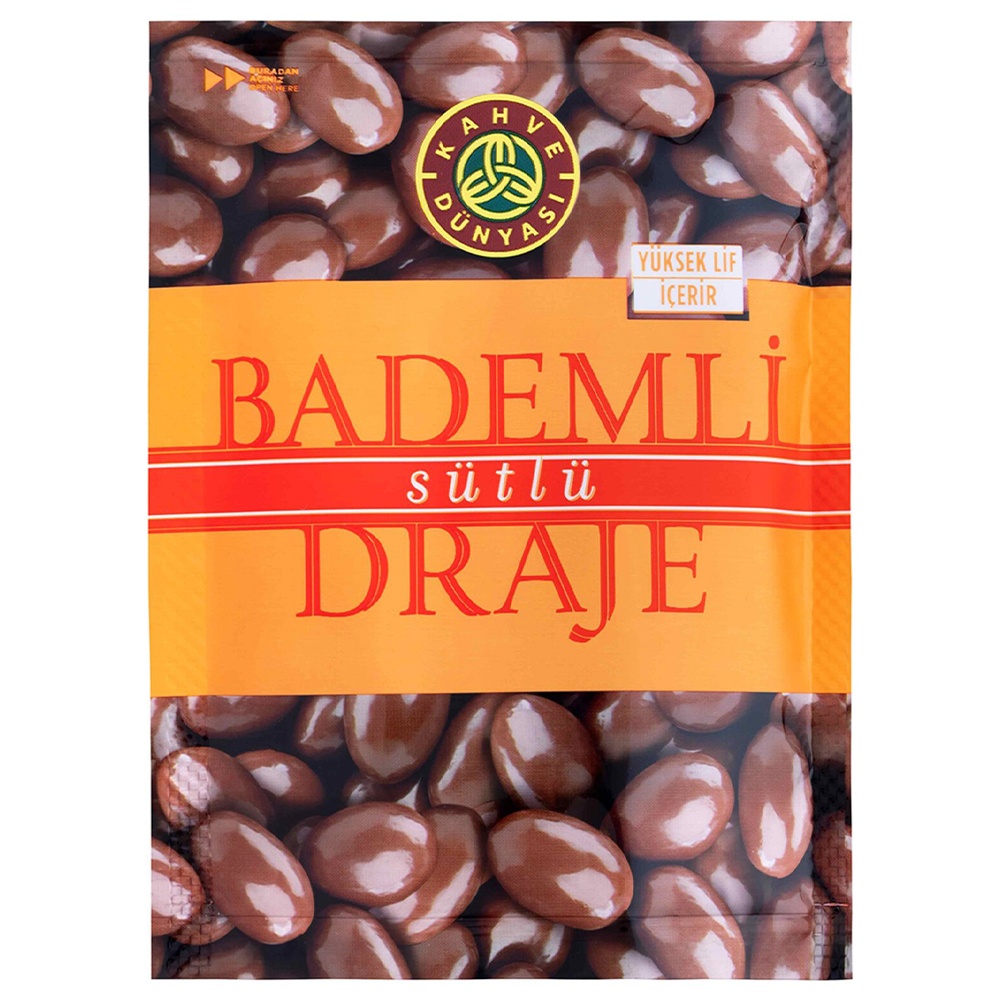 Kahve Dünyası Sütlü Çikolatalı Badem Draje 60 Gr
