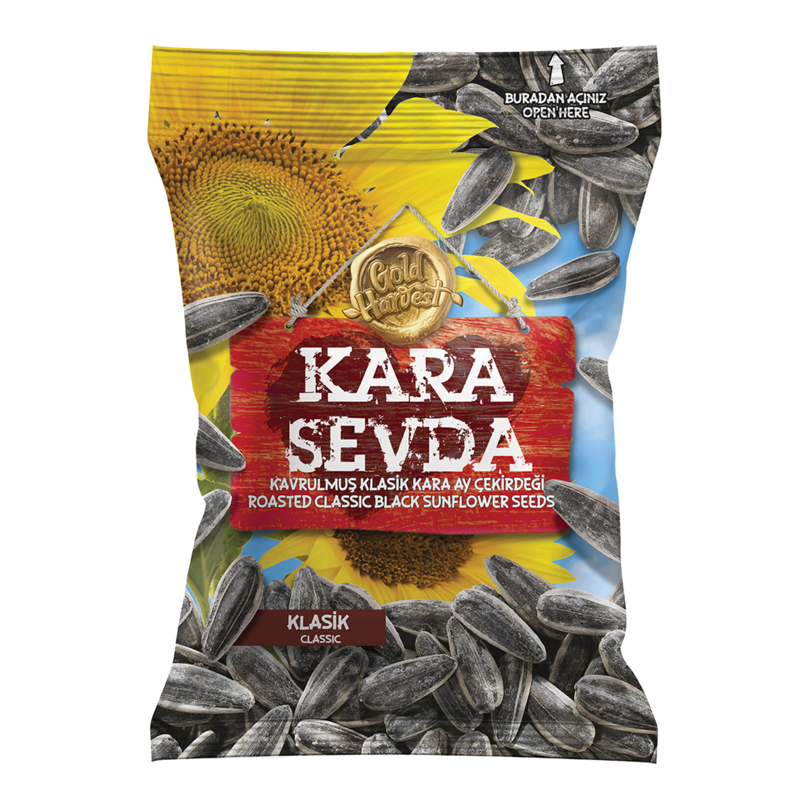 Kara Sevda Klasik Siyah Ayçekirdeği 135 Gr