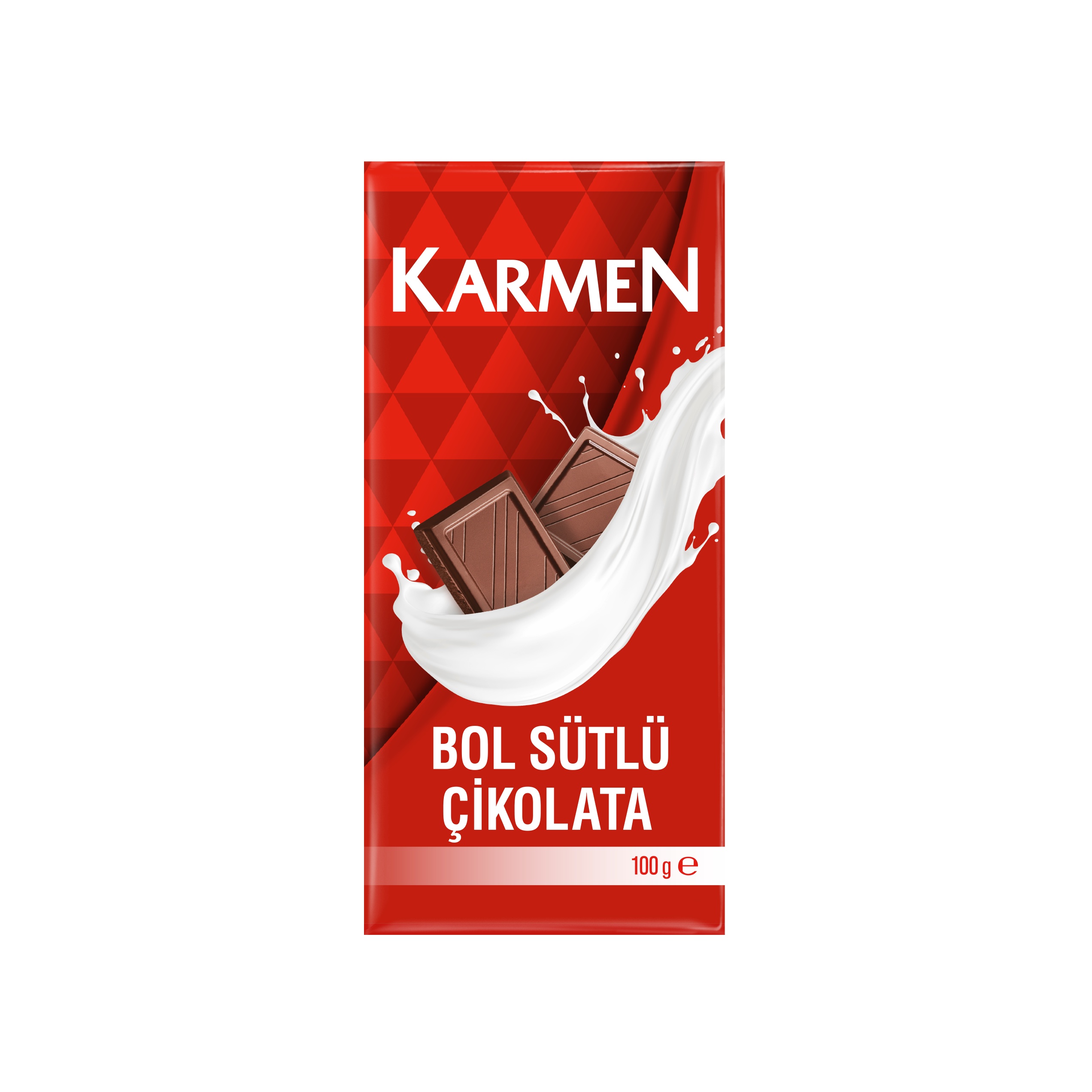 Karmen Bol Sütlü Çikolata 100 Gr