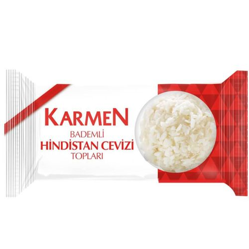 Karmen Hindistan Cevizi Topları Bademli 30 Gr