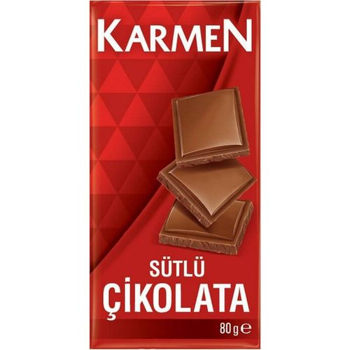 Karmen Sütlü Çikolata 80 Gr