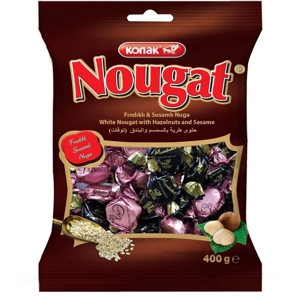 Konak Fındıklı Susamlı Nuga 400 Gr