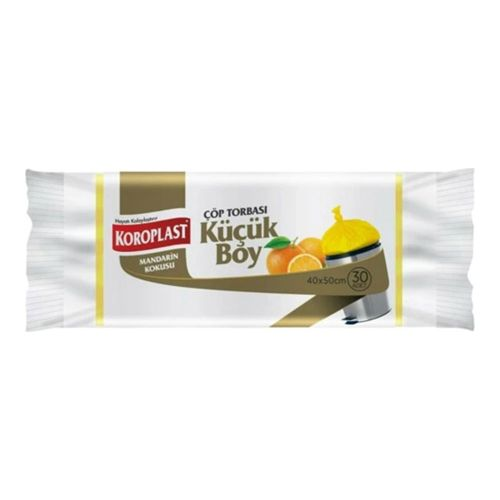 Koroplast Küçük Mandarin Kokulu Çöp Torbası 30 Adet