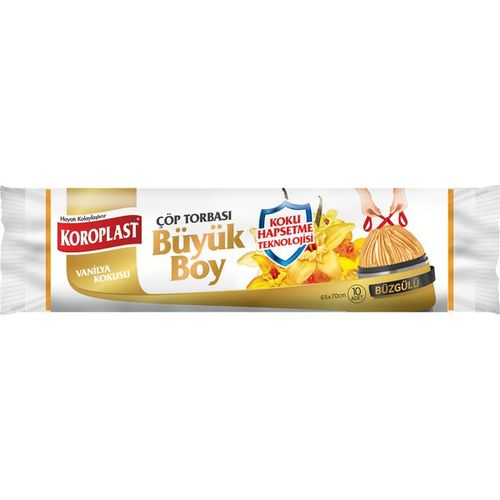 Koroplast Orta Koku Hapsetme Vanilya Büzgülü Çöp Torbası 15 Adet