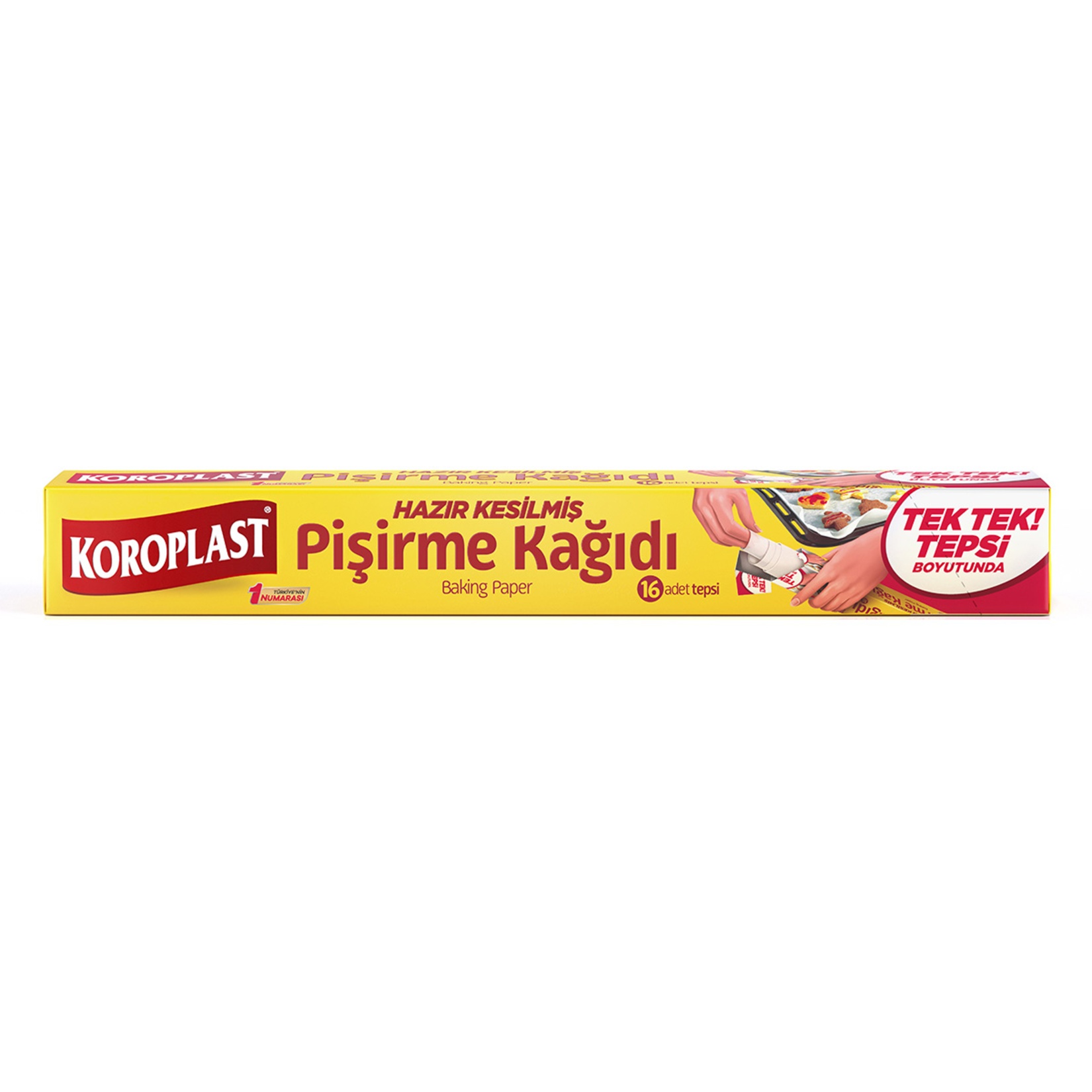 Koroplast Pişirme Kağıdı Hazır Kesilmiş 16 Adet