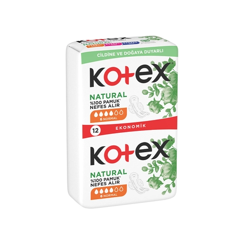 Kotex Hijyenik Ped Normal Natural 12 Adet