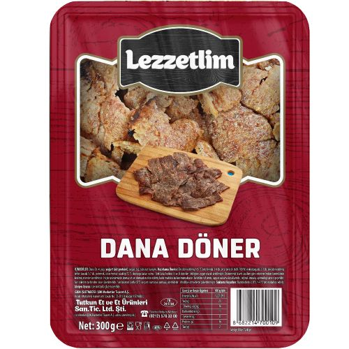 Lezzetlim Dana Döner 300 Gr