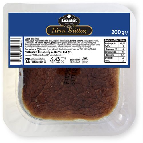 Lezztat Fırın Sütlaç 200 Gr