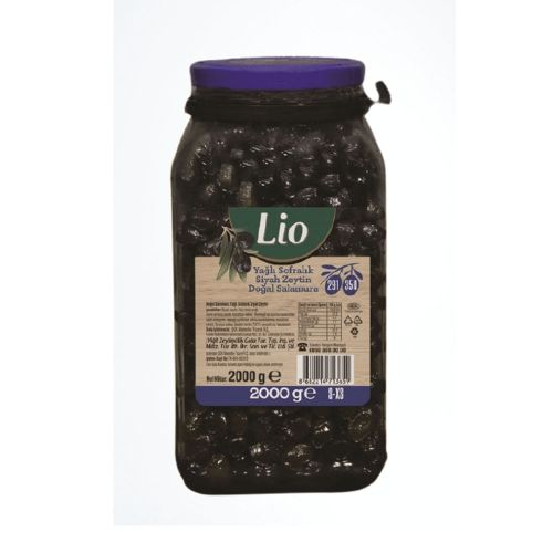 Lio Salamura Siyah Zeytin 381-460 2 Kg