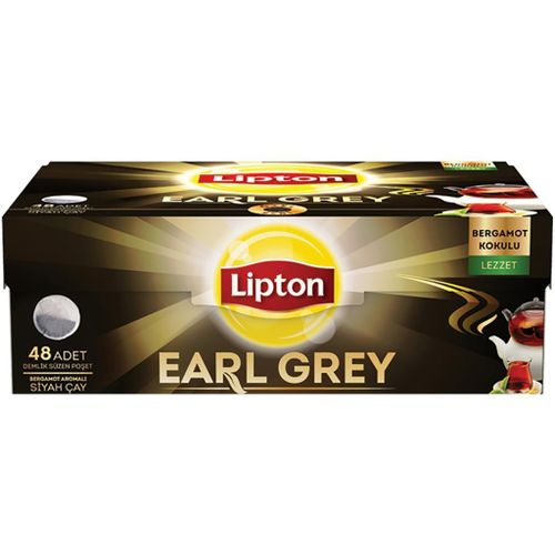 Lipton Earl Grey Demlik Poşet Çay 48 Adet
