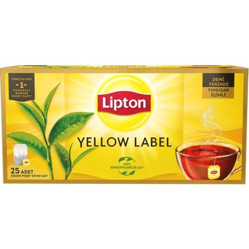 Lipton Cay Bardak Poset Yellowlabel 25 Adet 50 Gr