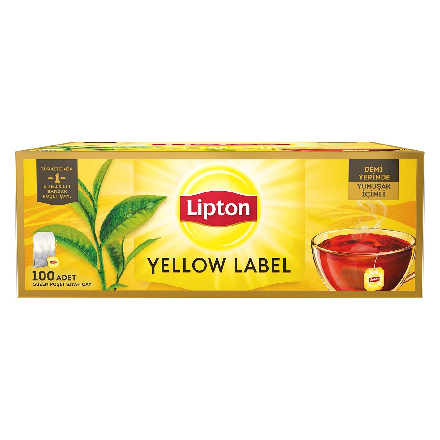 Lipton Yellow Label Bardak Poşet Çay 100 Adet
