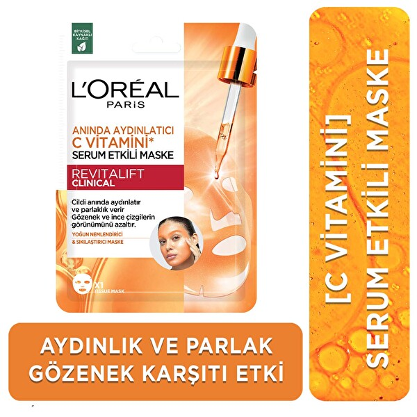 LP Revitalift Clinical Aydınlatıcı C Vitamini Serum Maske Adet