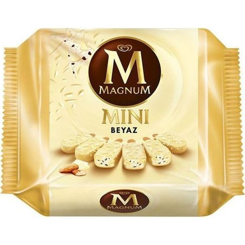 Magnum Mini Classic Badem Beyaz Dondurma 345 Ml