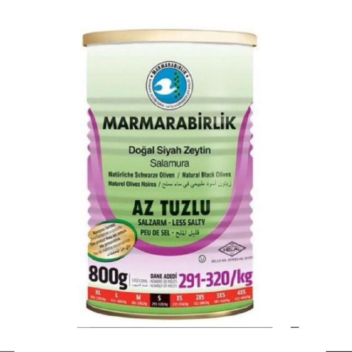 Marmarabirlik Sele Az Tuzlu Doğal Zeytin 800 Gr