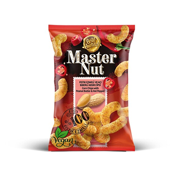 Master Nut Fıstk Ezmelı Acılı Mısır Cıps