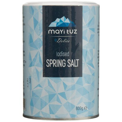 Mayi Iyotlu Ince Öğütülmüş Doğal Kaynak Tuzu 600g