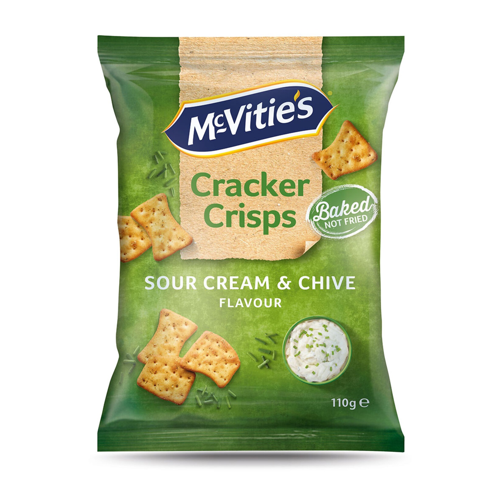McVitie's Cracker Crisp Sour Cream & Chive 110 Gr
