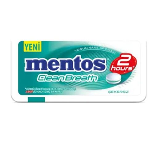 Mentos Cleanbreath Dispenser Yoğun Nane 21 Gr