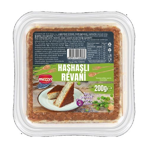 Mezzet Revani Haşhaşlı Portakallı 500 Gr