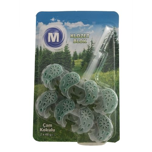 Migros Çam Kokulu Wc Blok 2x48 Gr