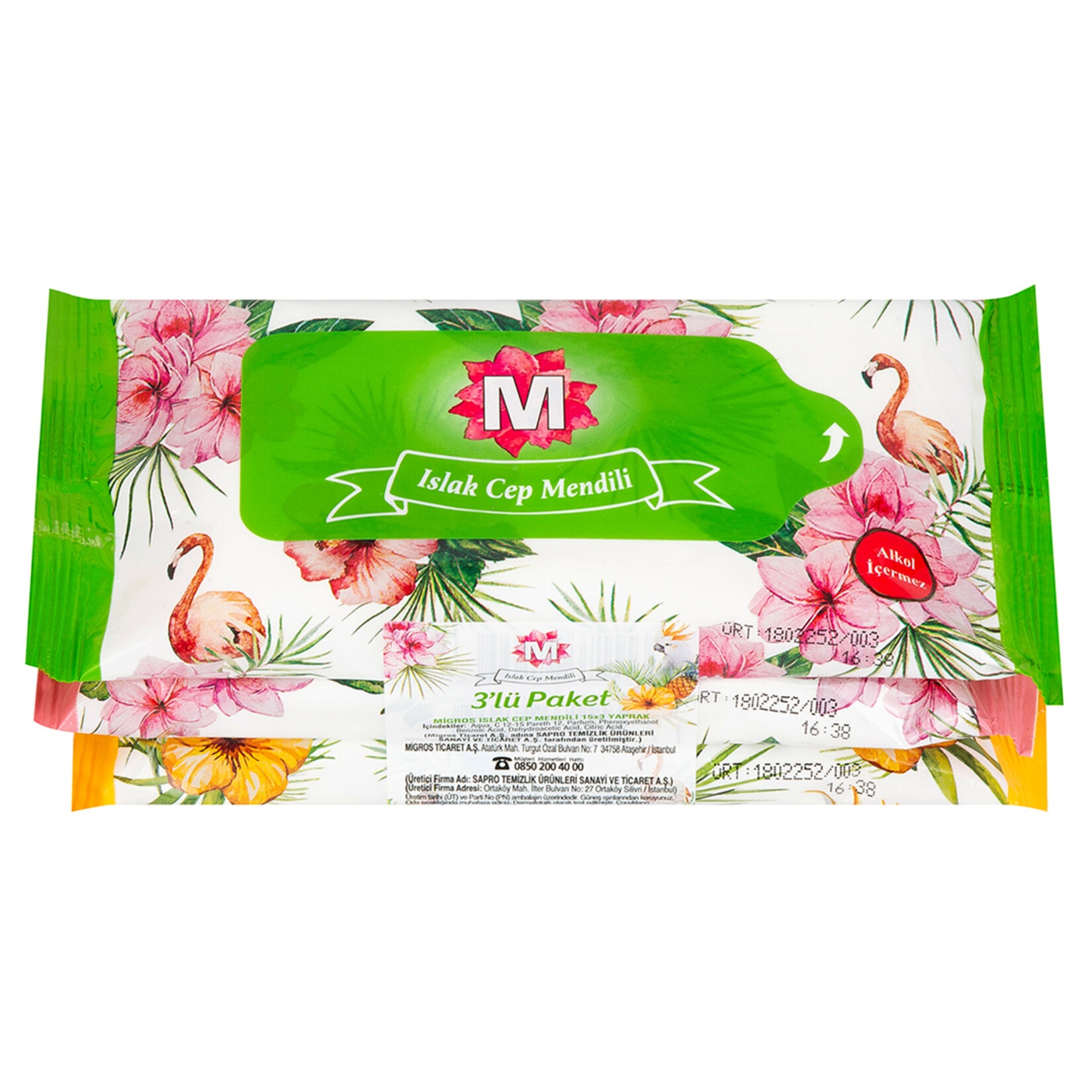 Migros Islak Cep Mendili 45 Adet
