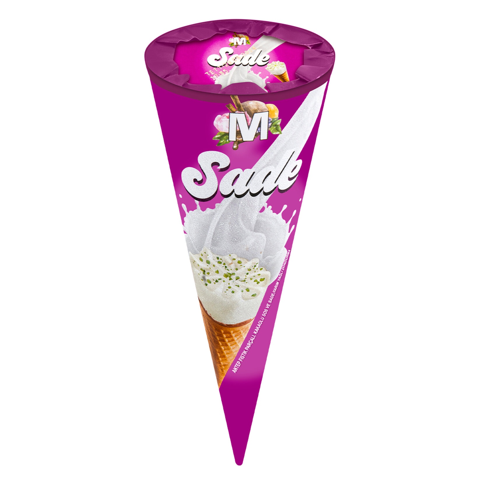 Migros Kornet Sade Dondurma 120 Ml