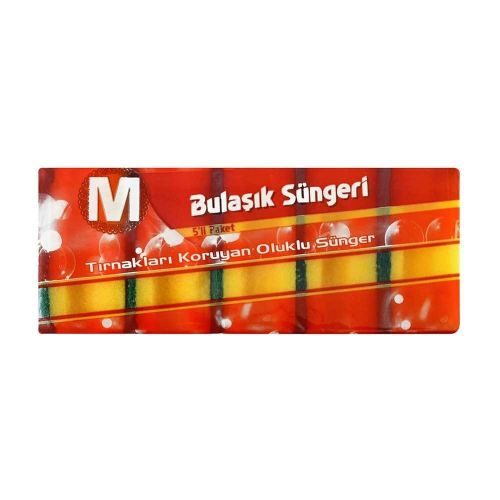 Migros Oluklu Bulaşık Süngeri 5 Adet