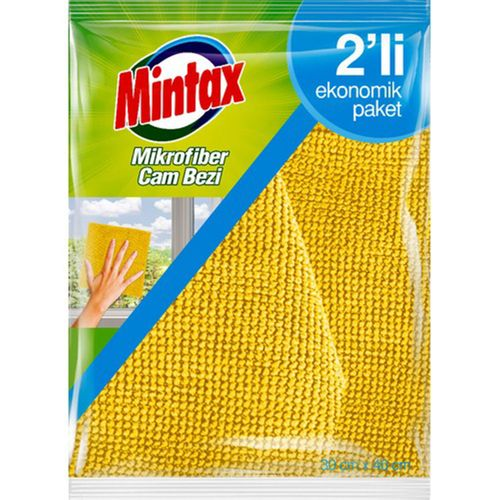 Mintax Mikrofiber Cam Bezi 2 Adet