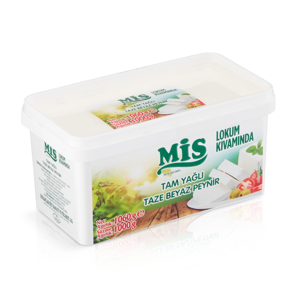 Mis Lokum Kıvamında Tam Yağlı Beyaz Peynir 1 Kg