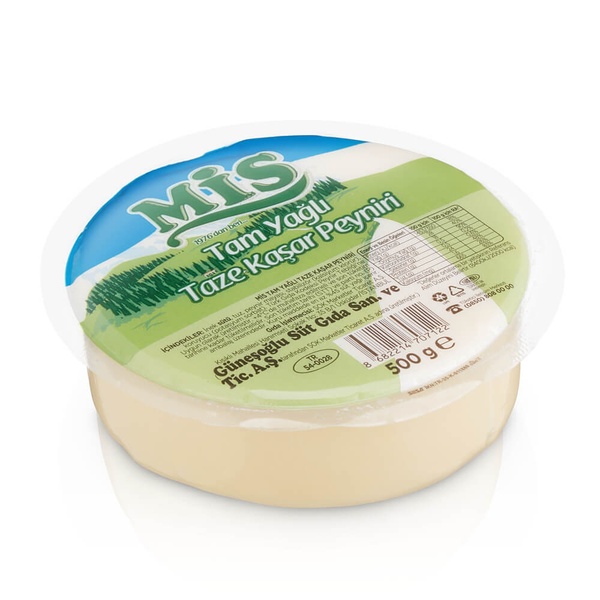 Mis Tam Yağlı Kaşar Peyniri 500 Gr