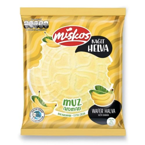 Miskos Gofret Muzlu Kağıt Helva 45 Gr