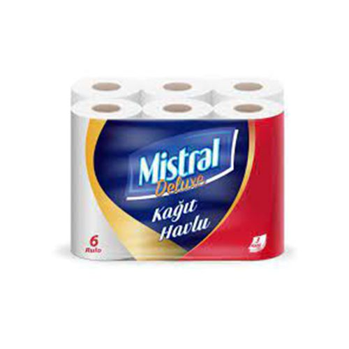 Mistral Deluxe Kağıt Havlu 3 Katlı 6 Adet