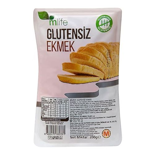 Mlife Glutensiz Ekmek 200 Gr
