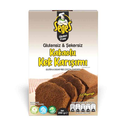 Mutlu Glutensiz Kakaolu Kek Un Karışımı 250 Gr