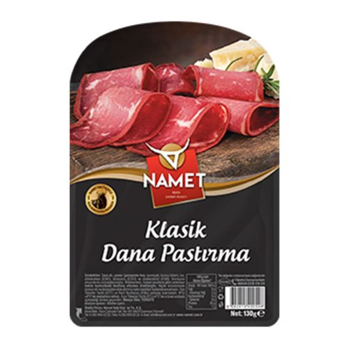 Namet Klasik Dilimli Pastırma 130 Gr