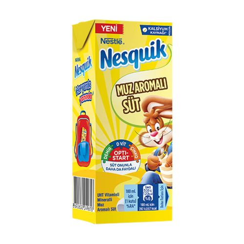 Nes Uik Muz Aromalı Süt 180 Ml