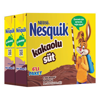 Nesquik Kakaolu Süt 6x180 Ml