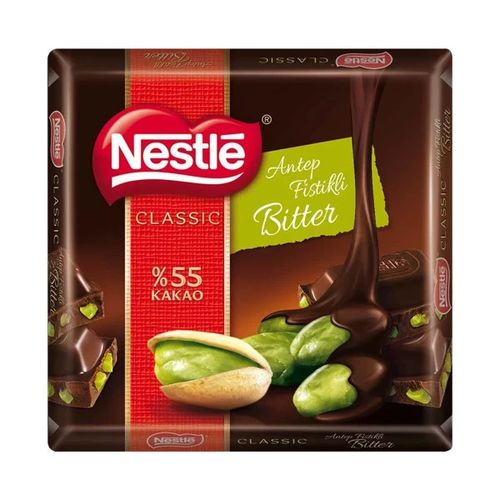 Nestle Clas Fıstık Bitter Kare 60gr