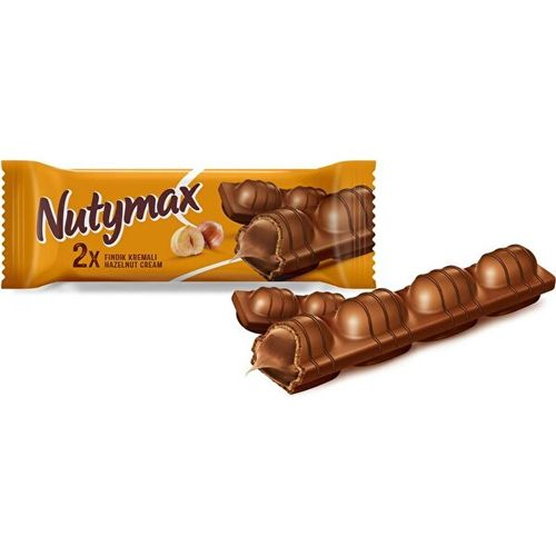 Nutymax Gofret Çikolata Kaplı Fındıklı 44 Gr